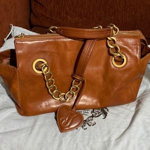 Vintage Juicy Couture purse with gold chain link straps